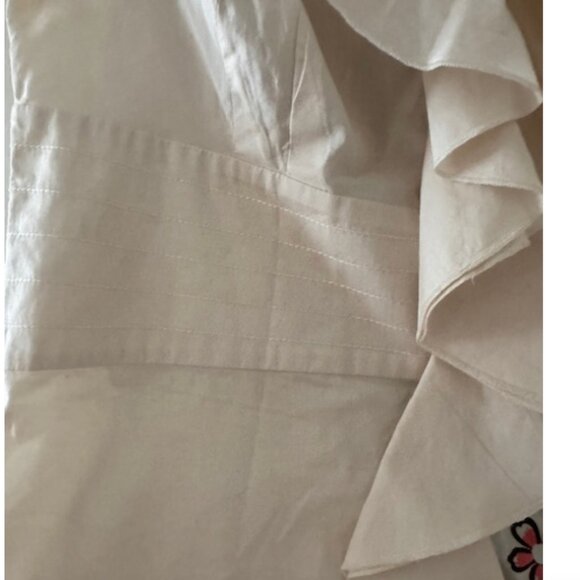 Anthropologie Floreat Embroidered Ruffle Blouse - Picture 6 of 9